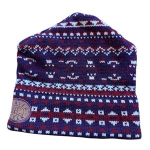 Merkley Virgin Wool Fair Isle Beanie Made in Canada Winter Beaver Creek Hat Warm
